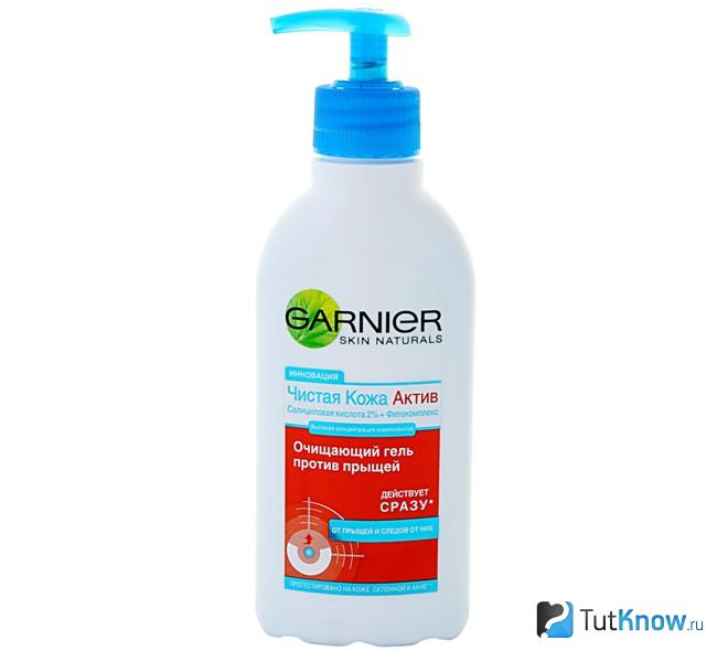 Гель для умывания «Чистая кожа Актив» от Garnier