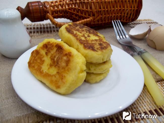 Готовые картофельные оладьи