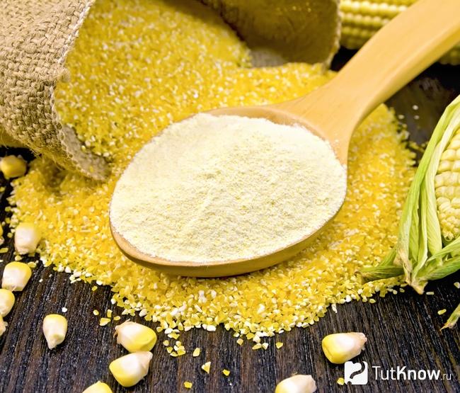 Кукурузная мука для приготовления сухого шампуня
