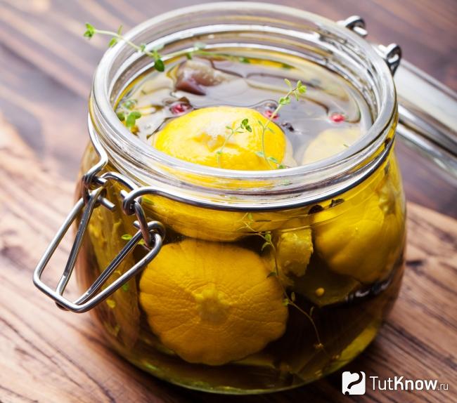Маринованные патиссоны