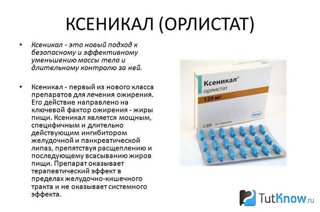 Справка о Ксеникале (Орлистате)