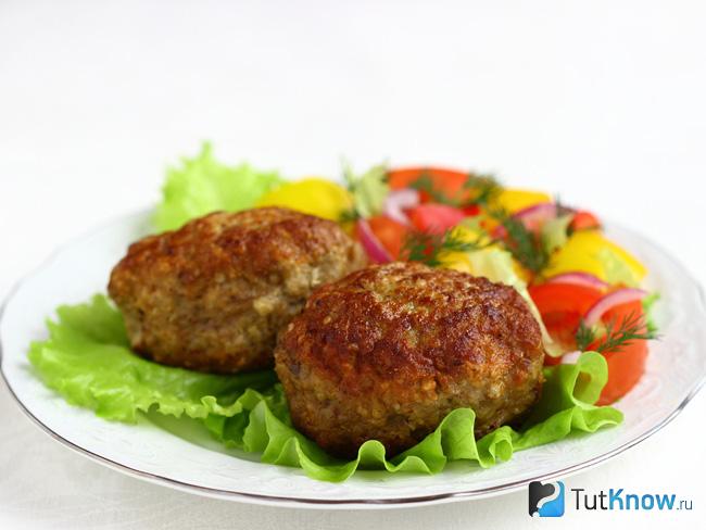 Котлеты из курицы с овсяными хлопьями — рецепт из рубленого фарша