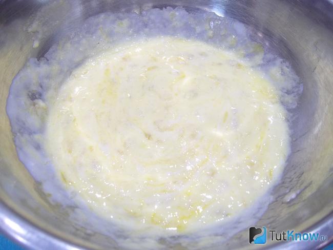 Продукты вымешаны