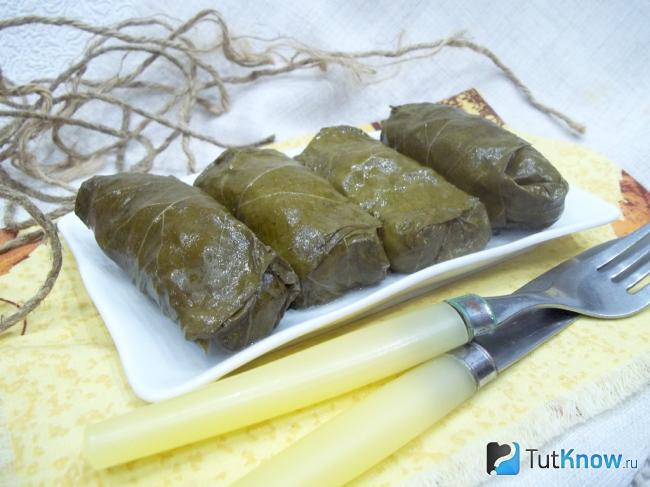 Готовая долма по-азербайджански