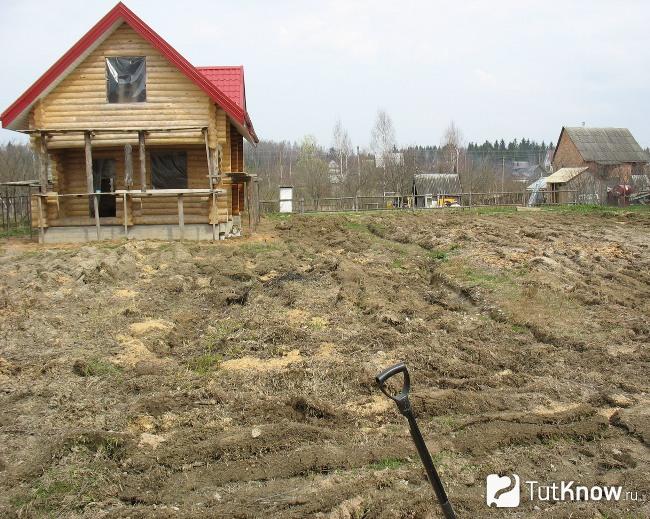 Очистка земельного участка