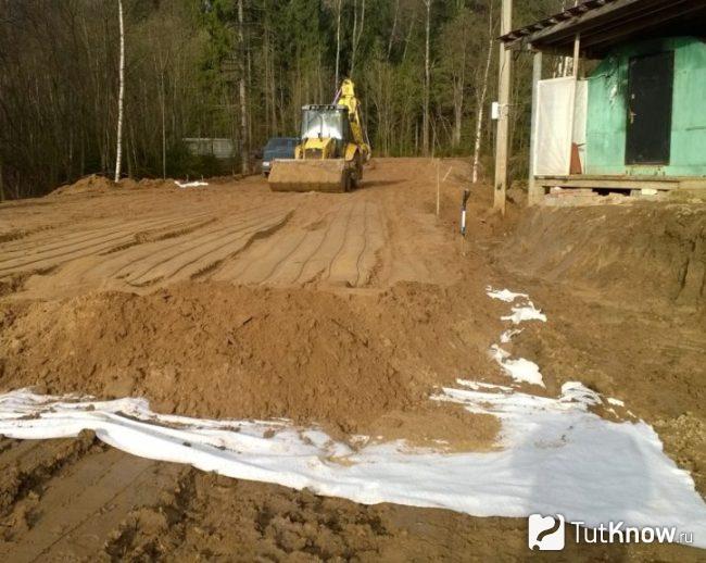 Поднятие уровня земельного участка