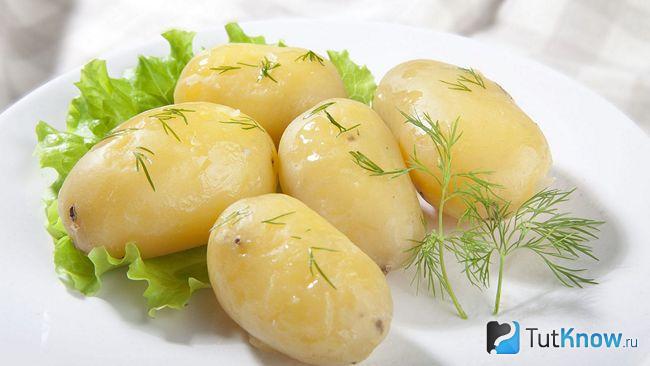 Варёный картофель
