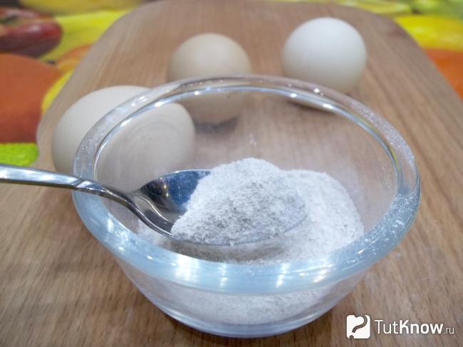 Порошок из яичной скорлупы