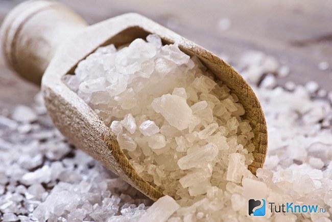 Соль для приготовления скраба для волос и кожи головы
