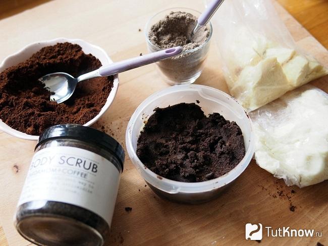 Кофе для приготовления скраба для волос и кожи головы