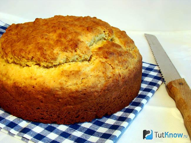 Хлеб из кукурузной муки в духовке