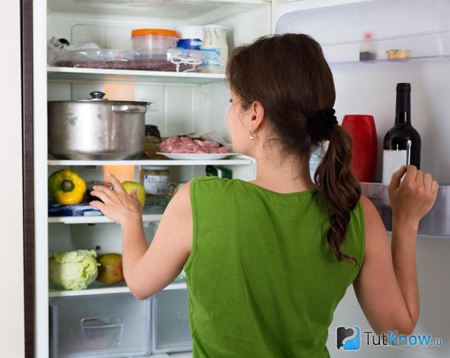 Продукты в холодильнике