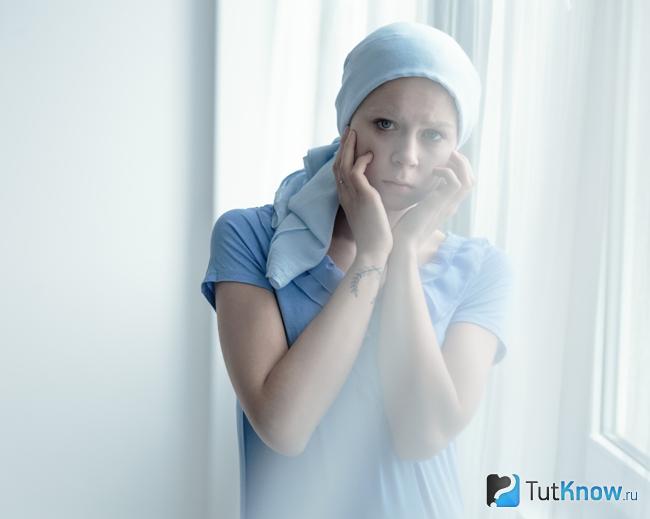 Женщина в стационаре больницы