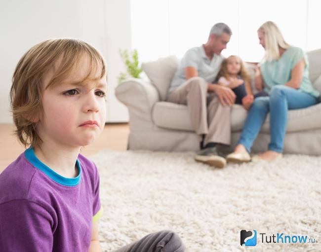 Неправильное поведение родителей