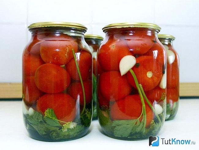 Маринованные помидоры в медовом маринаде