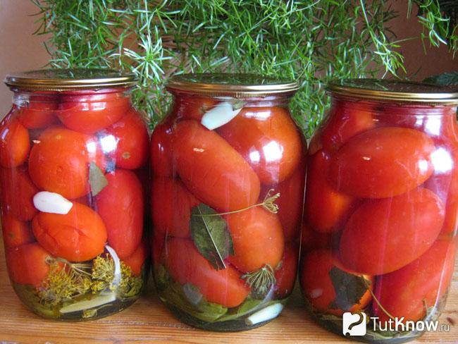 Маринованные помидоры пряные
