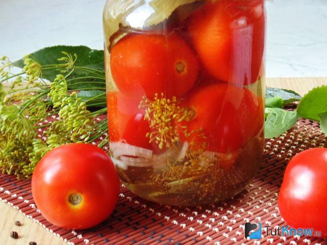 Маринованные помидоры острые