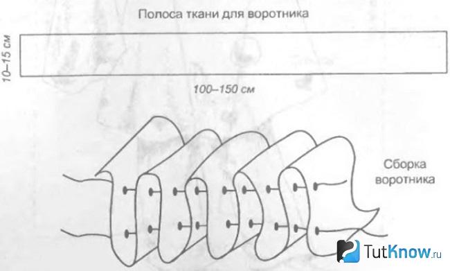 Схема для создания костюма Пьеро