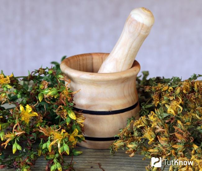 Зверобой для приготовления маски