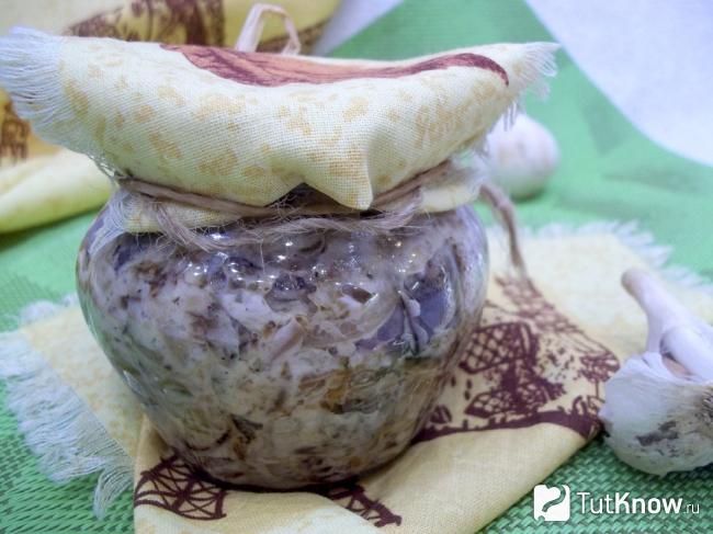 Готовые баклажаны с майонезом на зиму