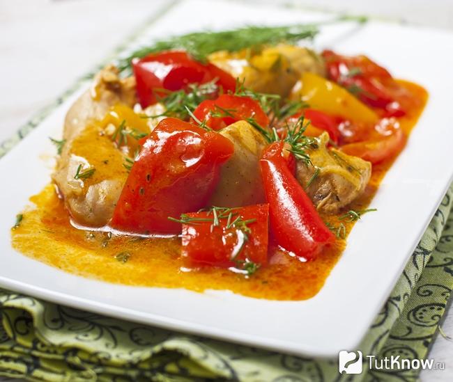 Паприкаш с курицей