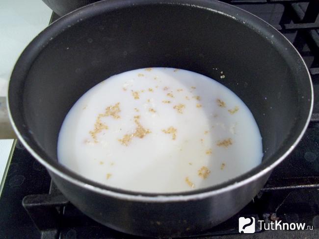 Каша варится
