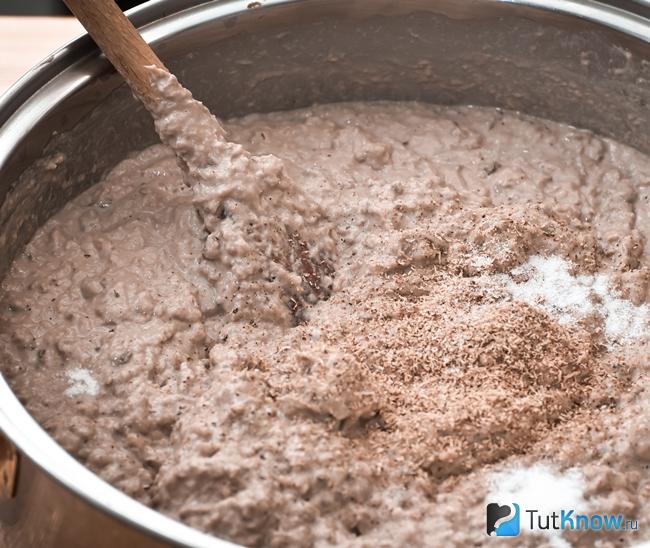 Приготовление печеночного паштета с мускатным орехом
