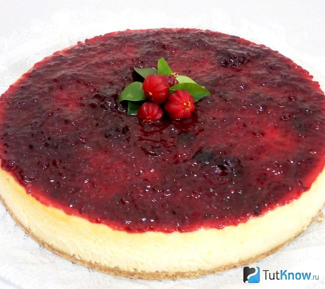 Творожный кекс с суринамской вишней