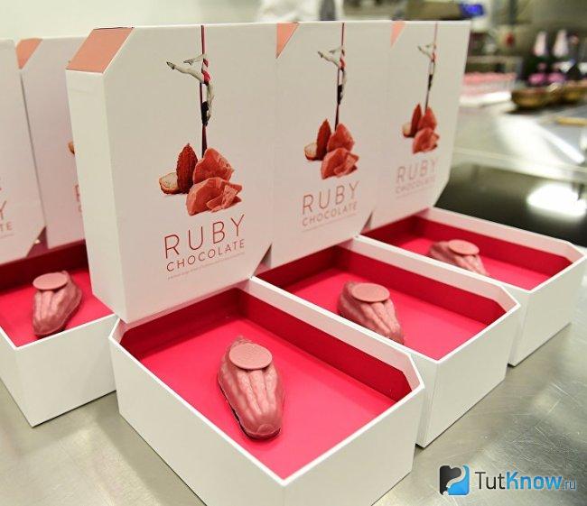 Розовый шоколад Ruby от Barry Callebaut