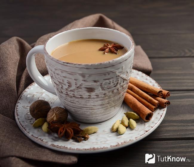 Чай масала с черным кардамоном