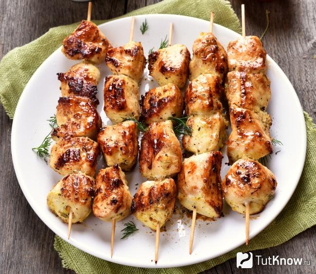Куриный шашлык по-грузински
