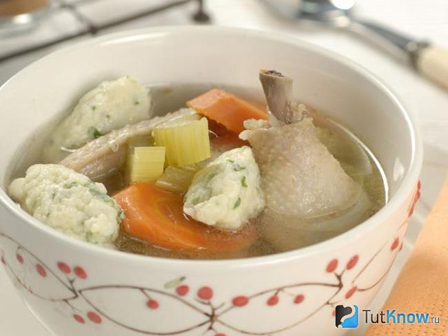Как приготовить клецки для супа