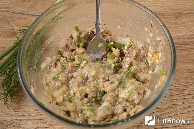Фарш из сардины для котлет