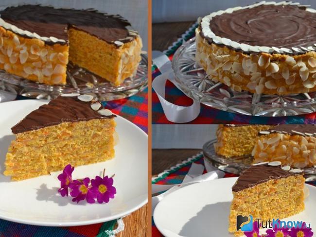 Морковно-ореховый торт — секреты приготовления
