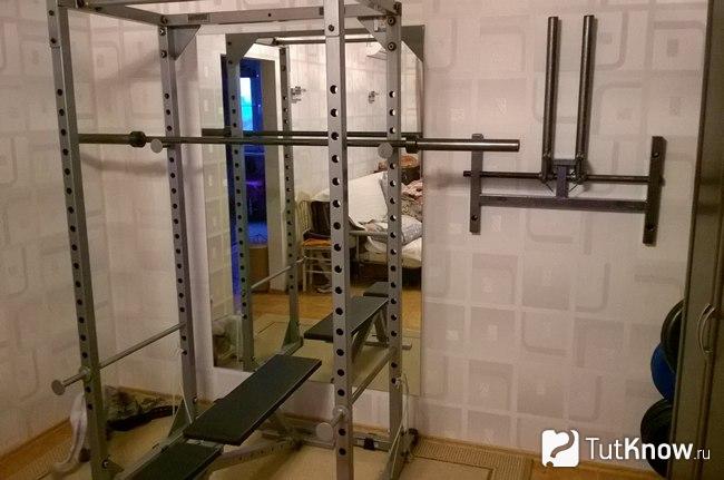 Простенький вариант домашнего спортзала