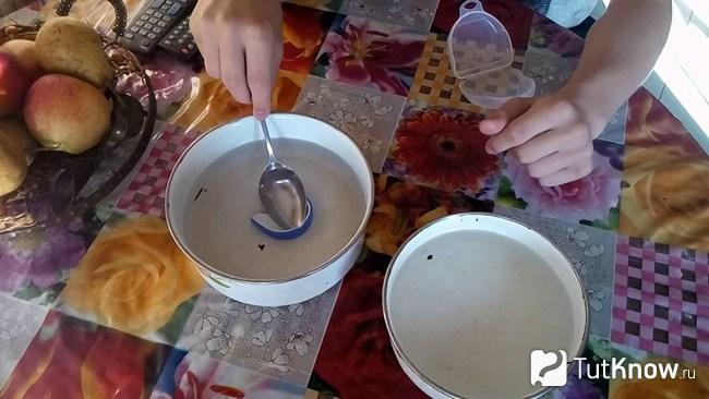 Процесс варки капы