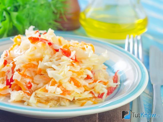 Маринованная капуста быстрого приготовления
