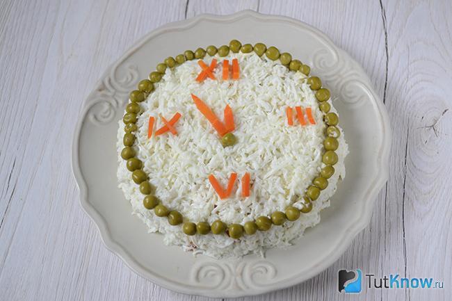 Украшение салата