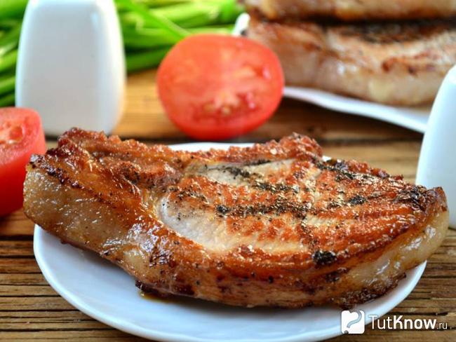 Шашлык из свиной корейки на мангале