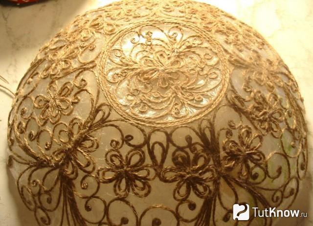 Украшенная основа салатника