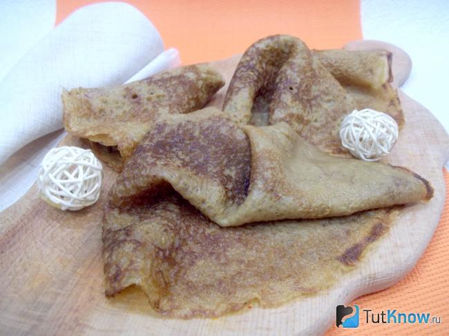 Готовые кофейные блинчики