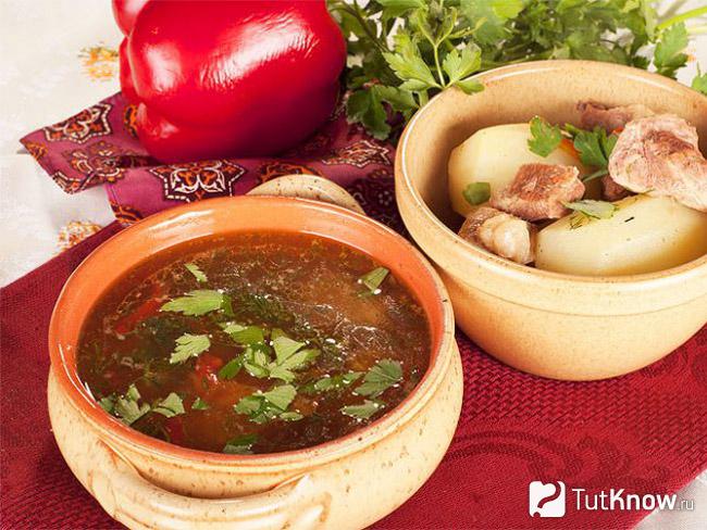 Шурпа из свинины: классический рецепт