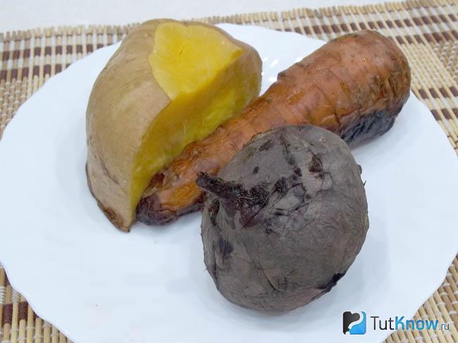 Овощи испечены