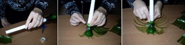 Крепление пластиковых заготовок к основе