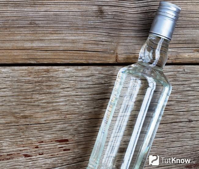 Водка для приготовления маски