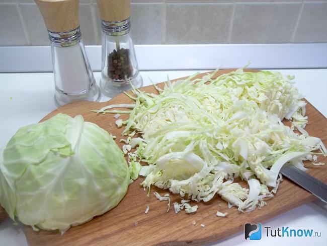 Капуста нашинкована