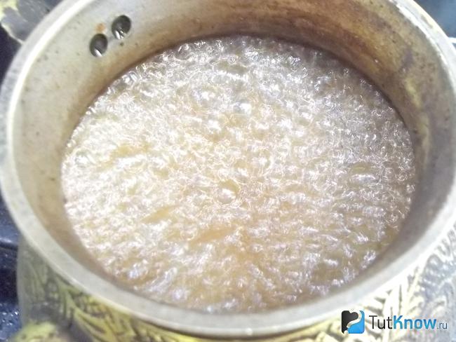 Кофе доведено до кипения