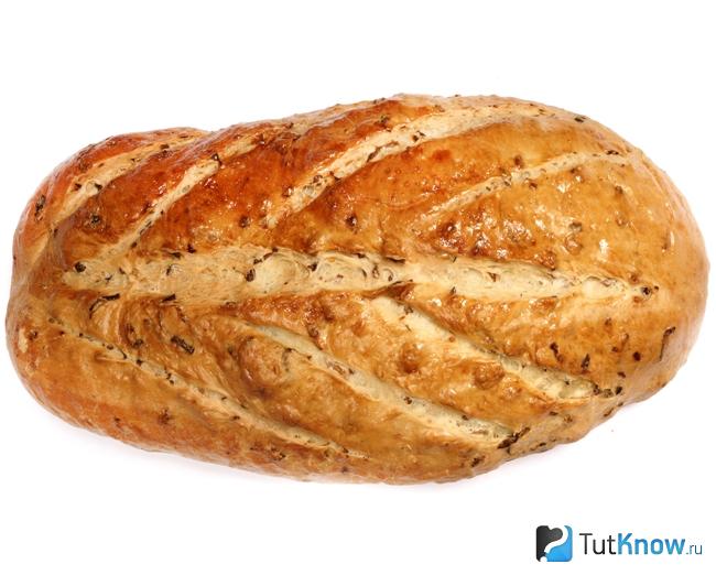 Луковый хлеб с рапсовым маслом