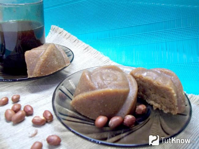 Готовая халва с арахисом и медом