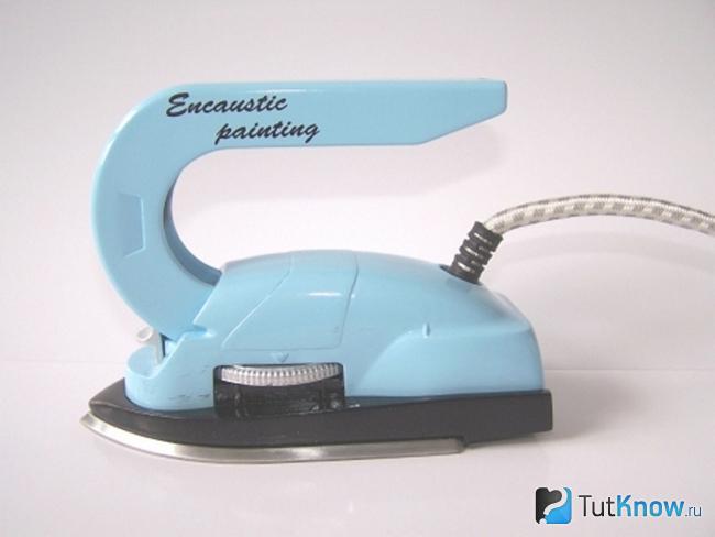 Утюг для рисования в стиле энкаустика